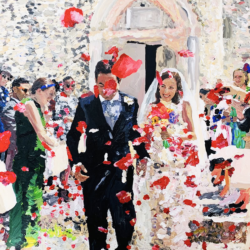 Hochzeitsporträt malen lassen