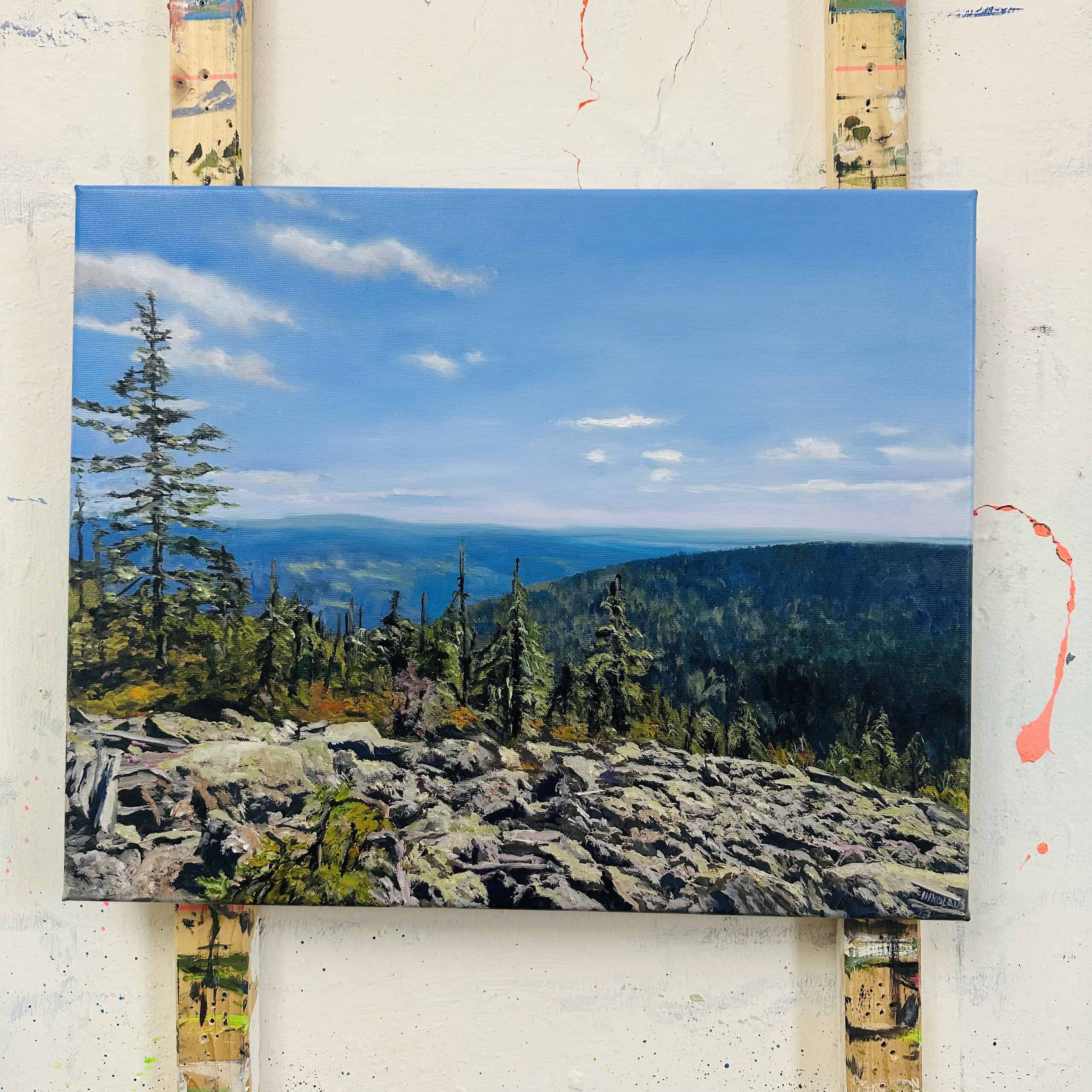 Auftragsmalerei Basel Alpen