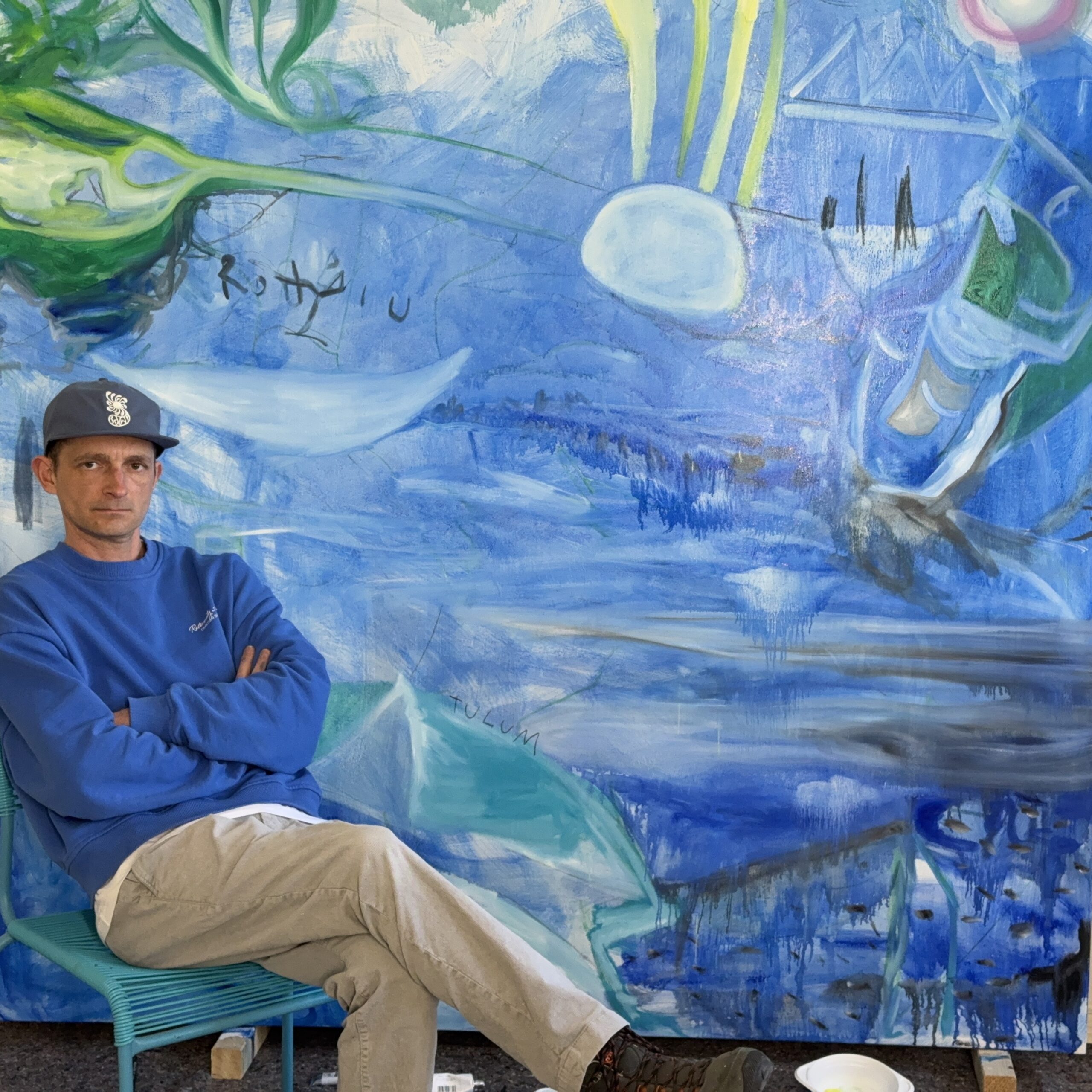 artist Nikolaus Kriese studio
