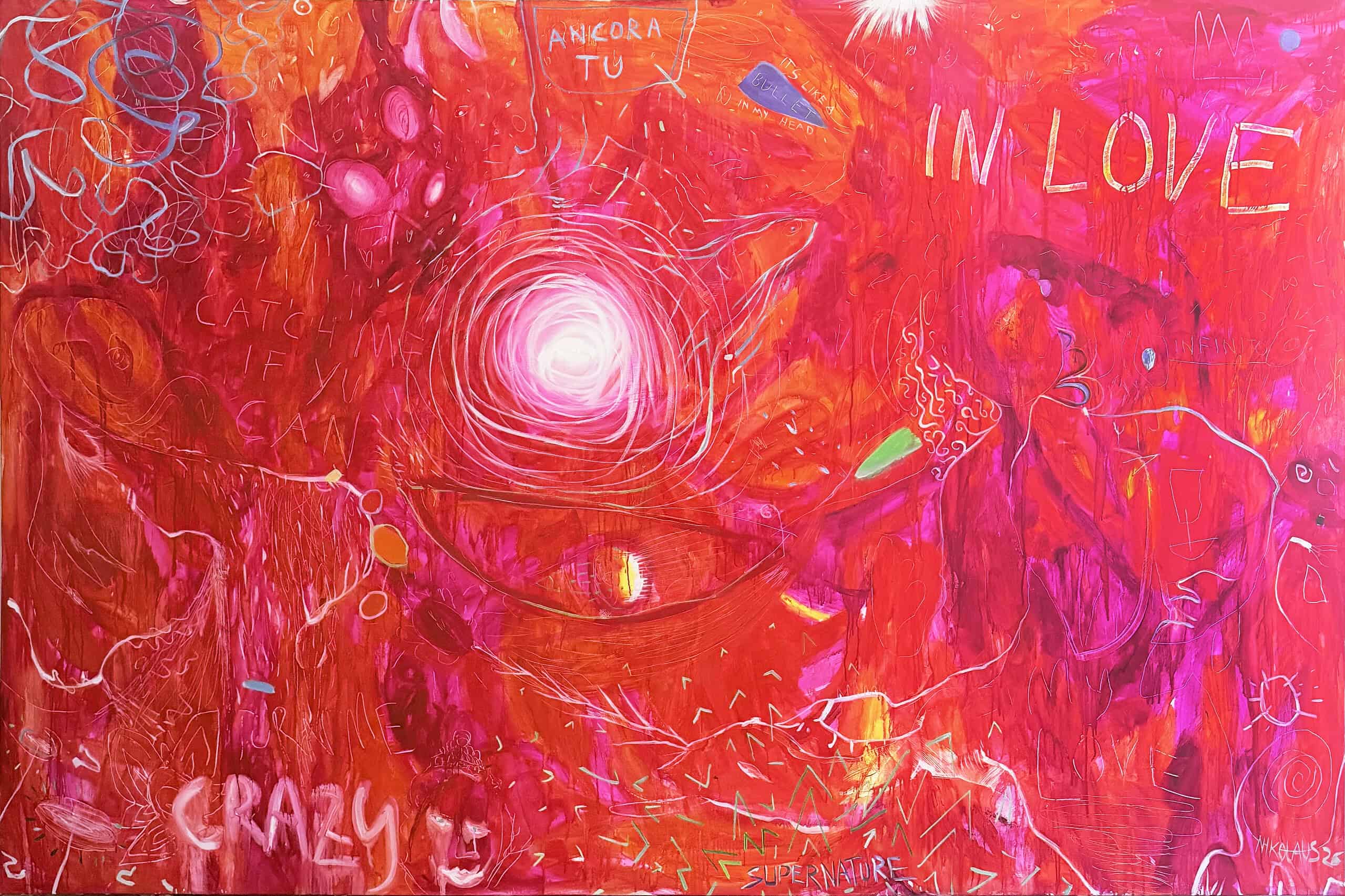 Art Basel Nikolaus Kriese - In Love 200x300cm